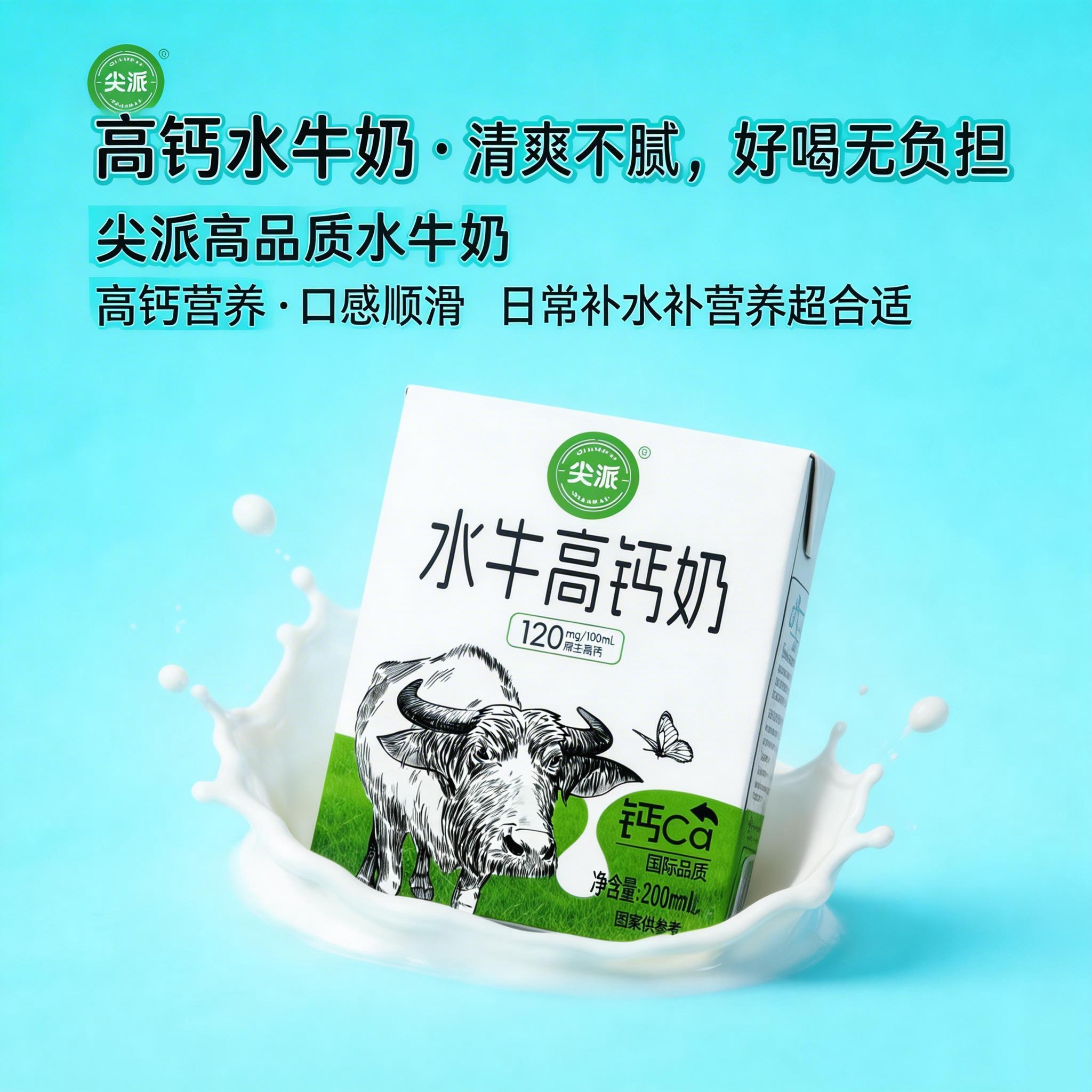 高钙水牛奶
